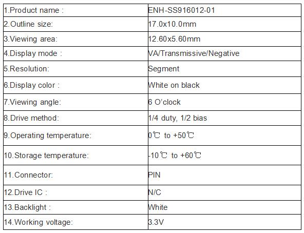 specification