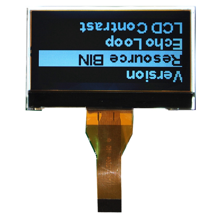 DFSTN lcd display 128X64 resolution instrument lcd module with ST7565P Drive IC