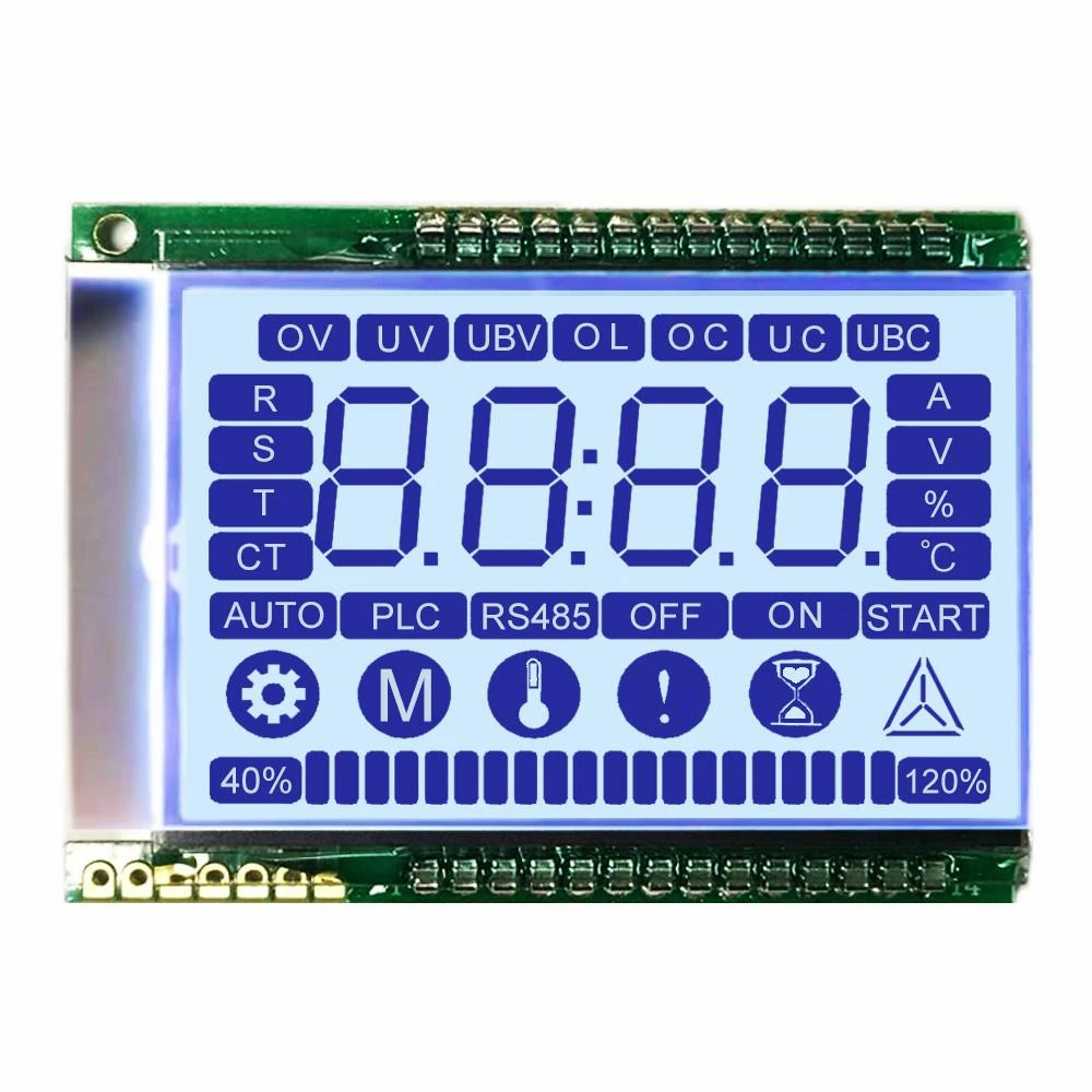 7-segmentni LCD prikazovalnik, ki ga je mogoče programirati 2,0 palčni